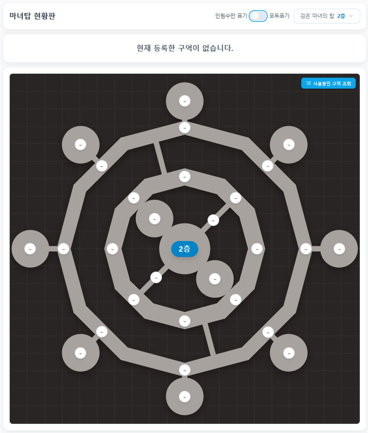 마녀탑 현황판(사이트) 소개 — 공개 안내 이미지 4
