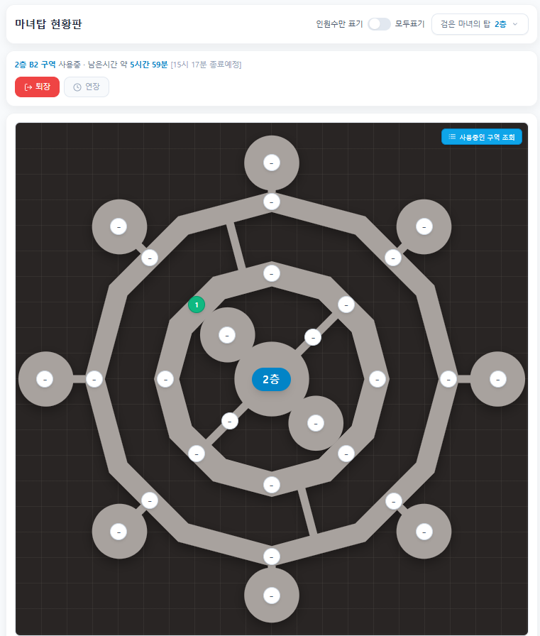 마녀탑 현황판(사이트) 소개 — 공개 안내 이미지 6